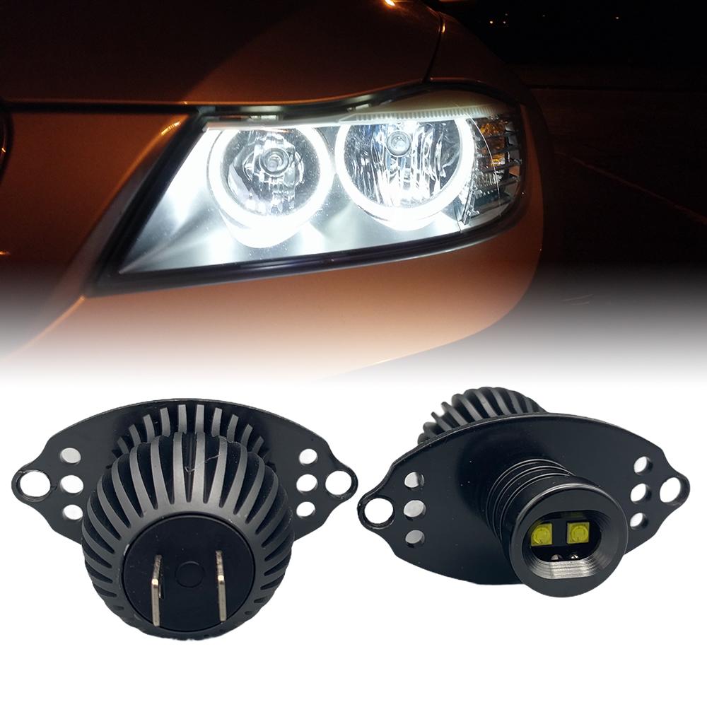 For BMW E90 E91 LCI with Halogen Headlamps 20W Angel Eyes Halo Rings LED  Marker