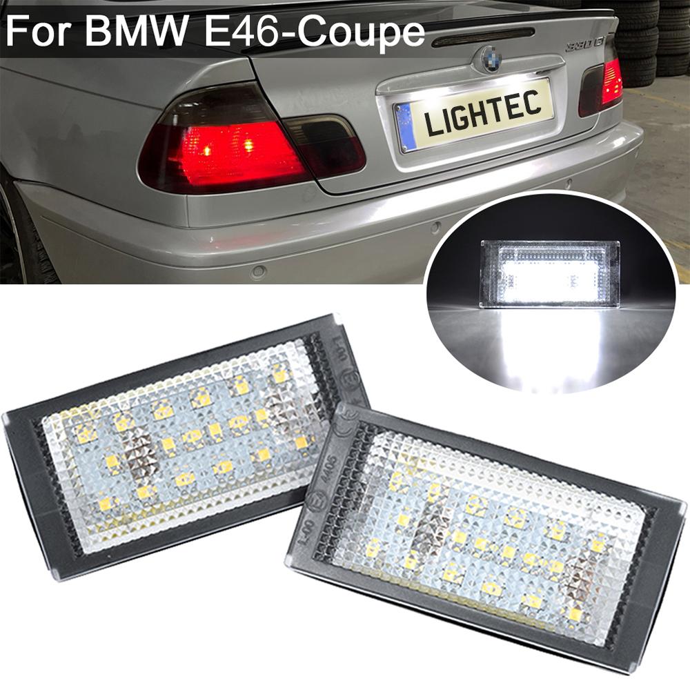 E46 led store license plate lights