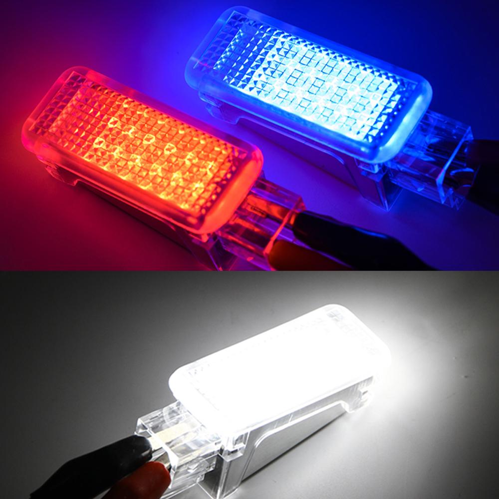 For AUDI Red Blue LED Door Puddle Footwell Units