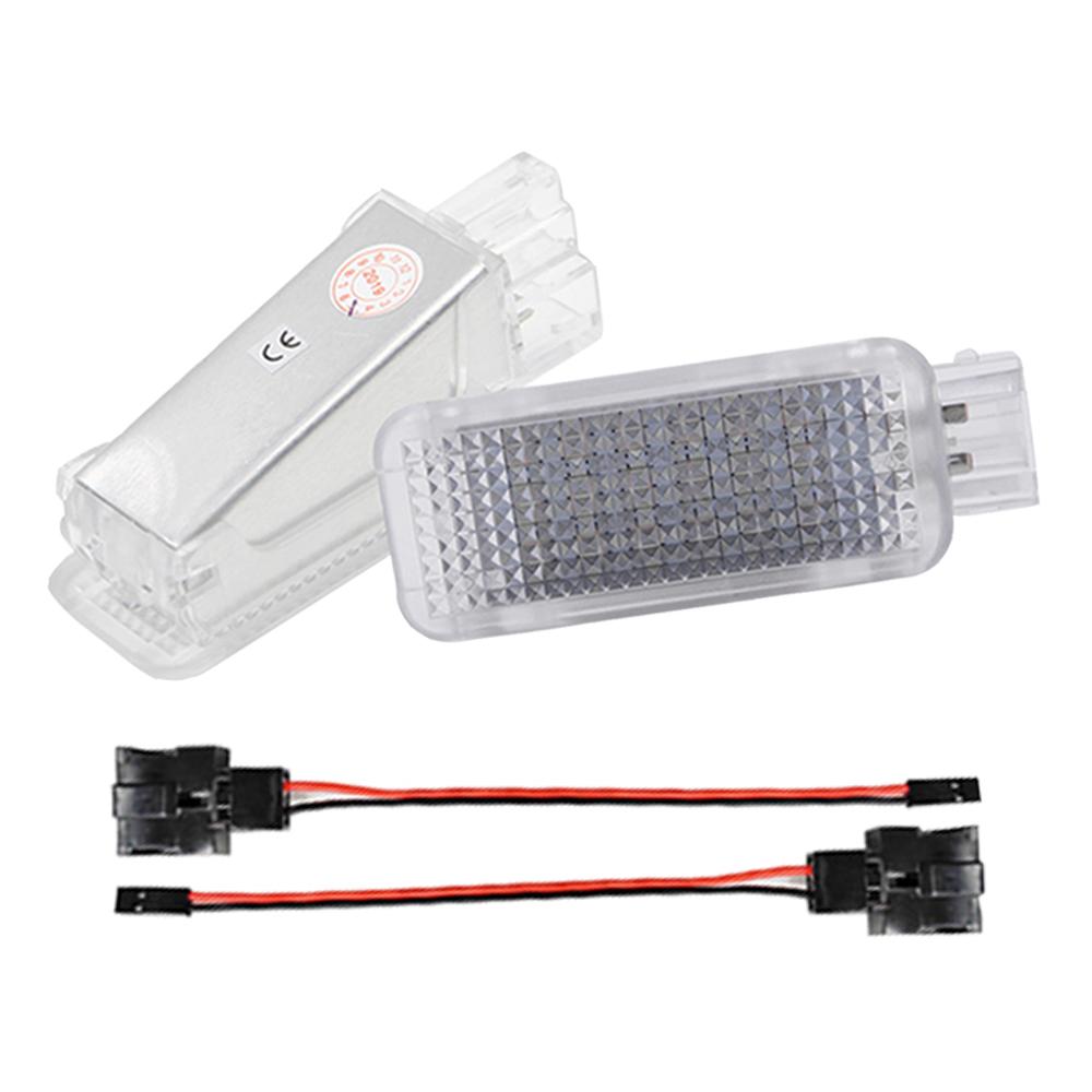 For Seat Red Blue LED Door Puddle Footwell Light Units