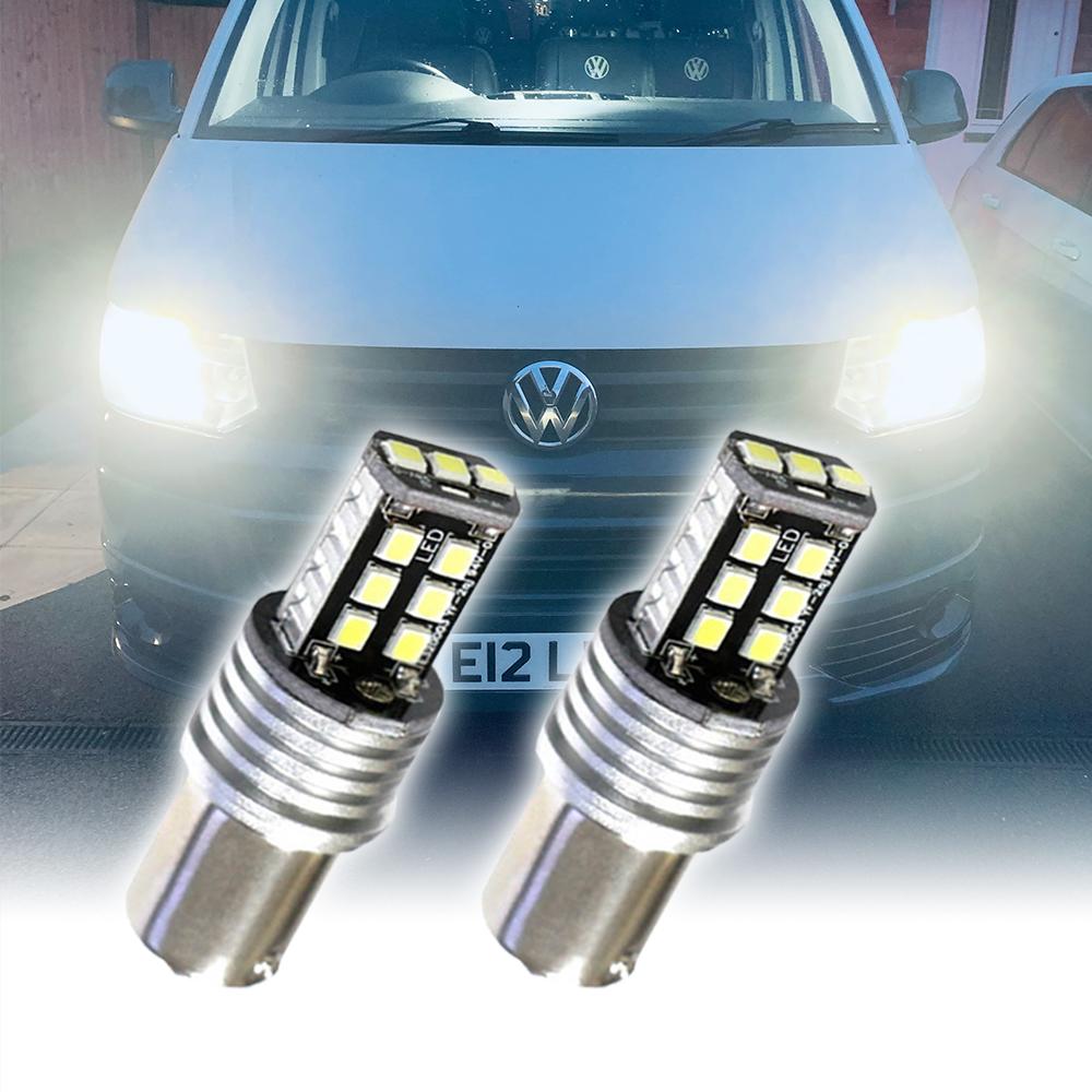 For VW TRANSPORTER T5 T5.1 T6 High Power CanBus Xenon White BA15S 1156 LED  Reverse Bulbs