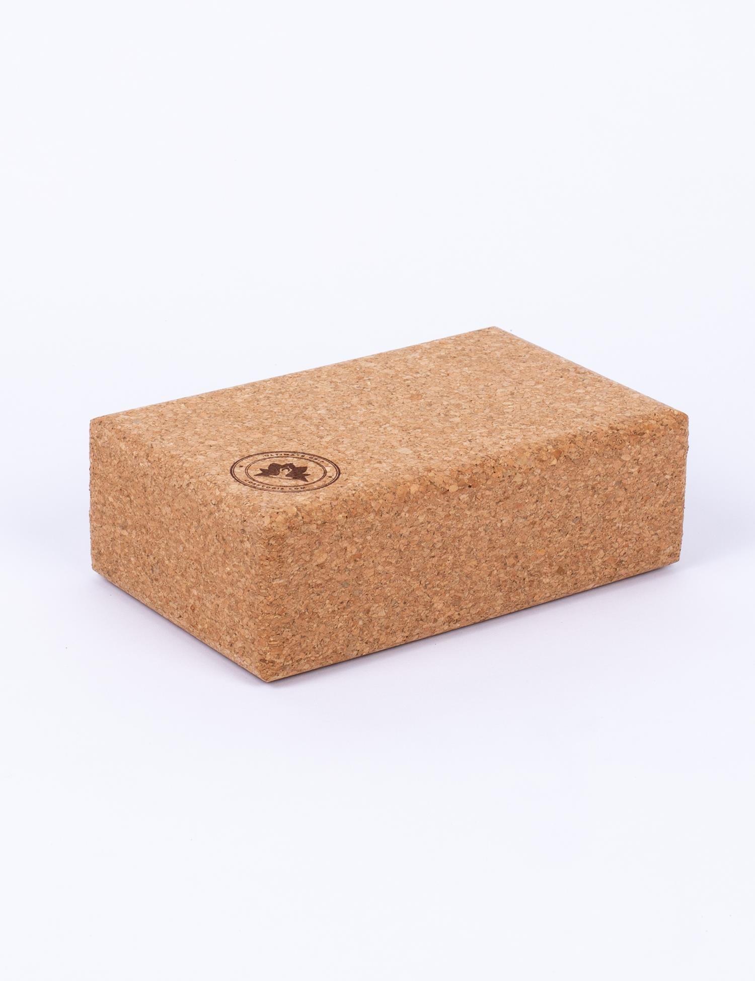 Trideer Cork Yoga Blocks 2 Pack Natural Cork Block High Density Yoga Bricks  with Non Slip Surface Eco-Friendly Yoga Accessories for Women Ideal for Yoga  General Fitness Pilates Stretching Toning Workouts 9''*6''*3