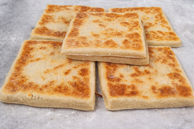 Potato scones - square - lothian bakery