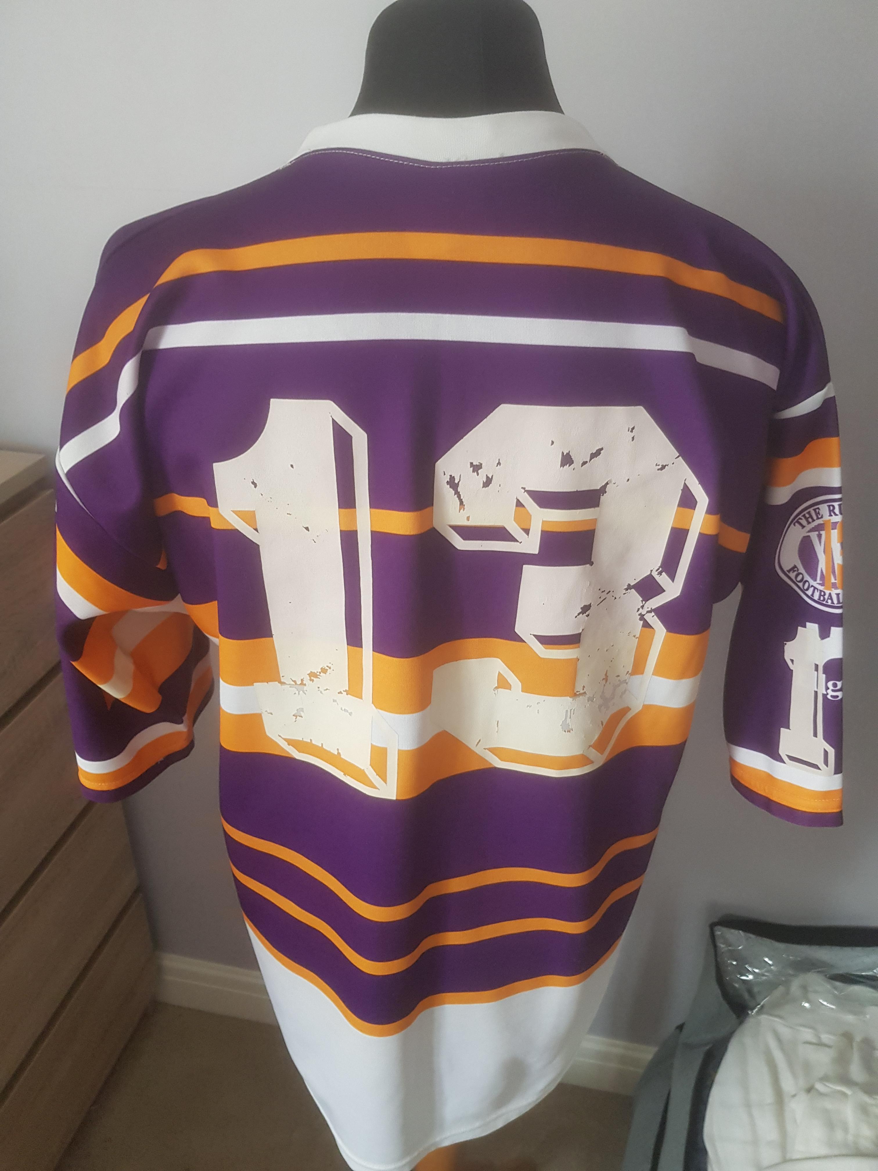 1991 Scarborough Pirates Replica Home shirt , Size M, #13