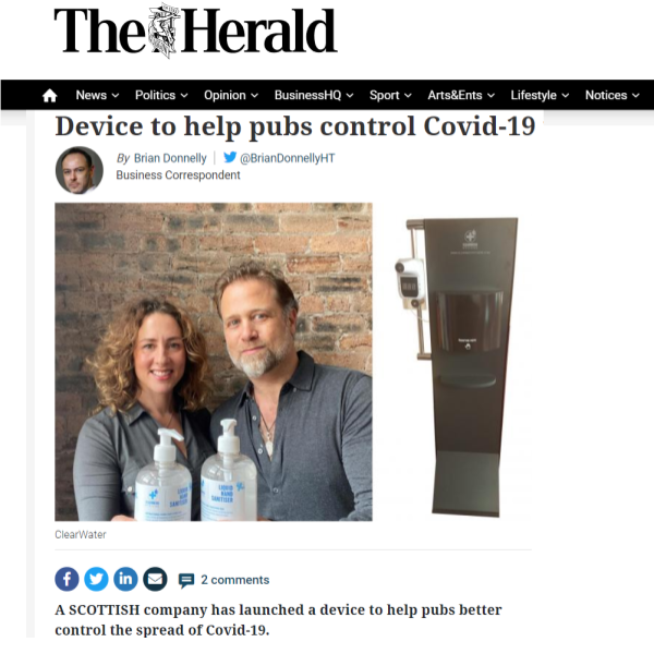 The Herald publishes news story on ClearWater Hygiene