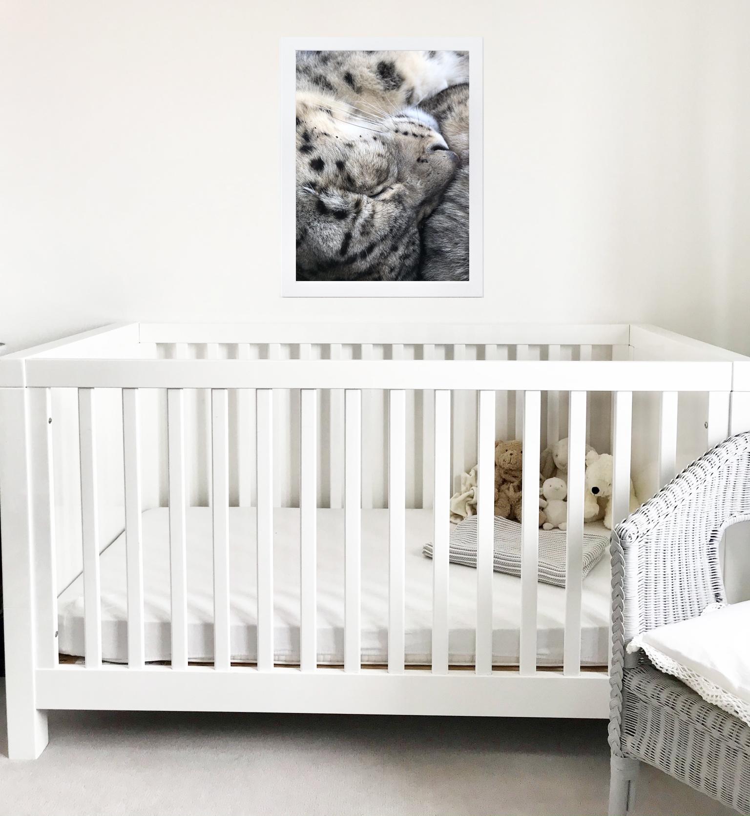 Snow Leopard print for nursery