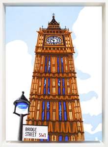 Big Ben London contemporary painting