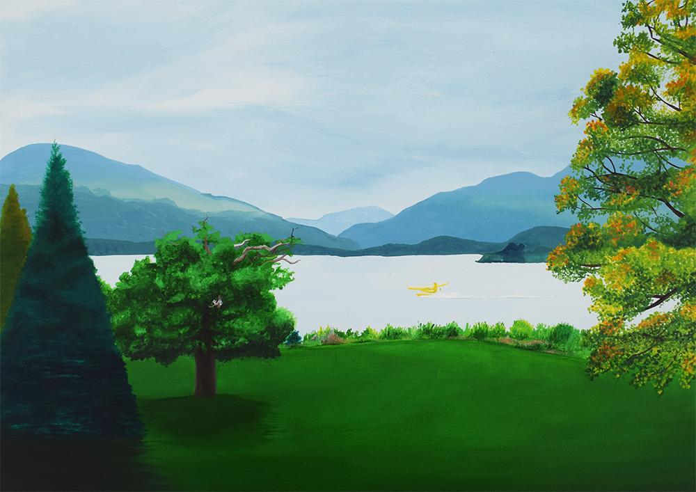 Loch Lomond art print