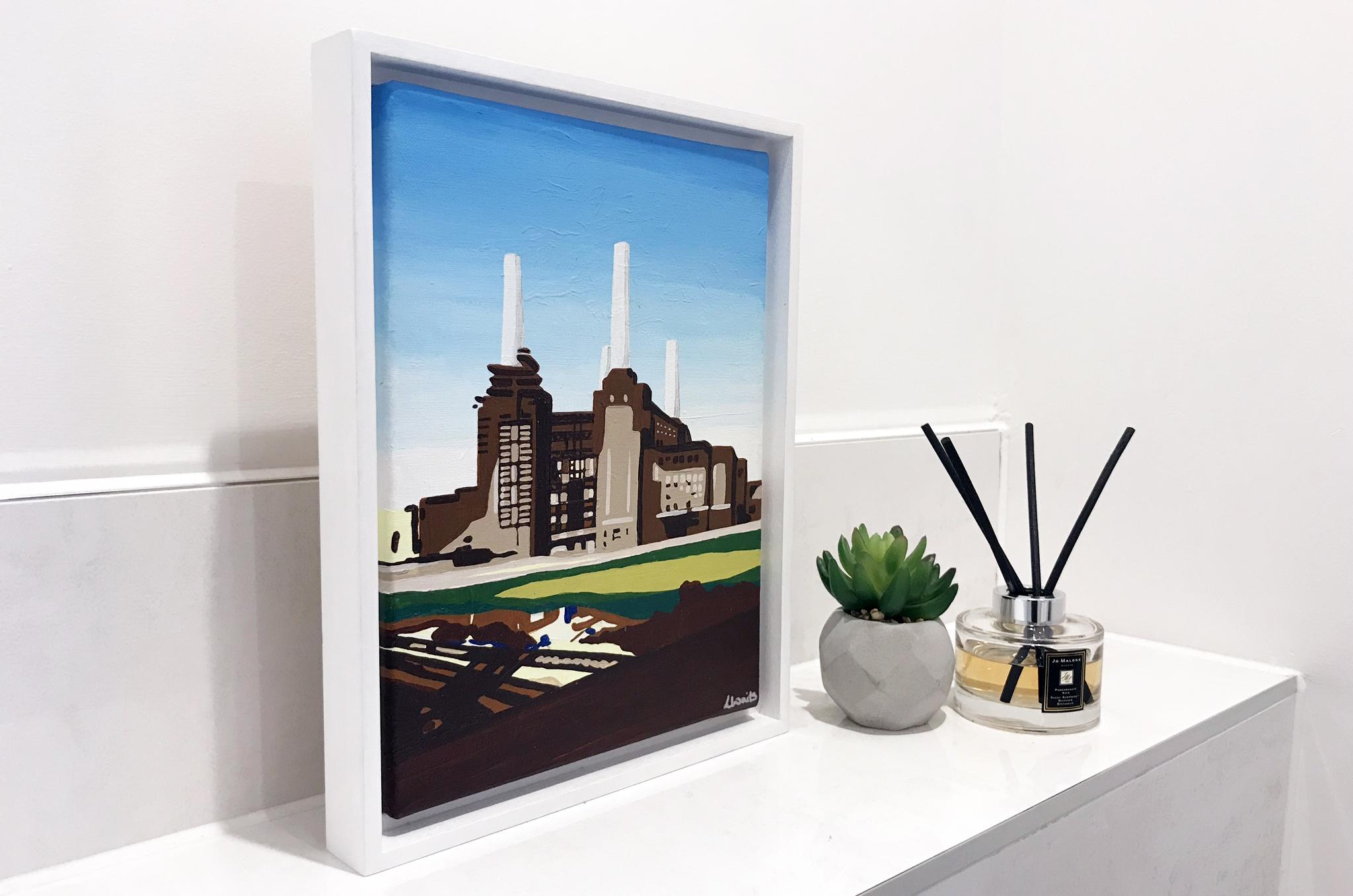 Contemporary Battersea power station painting