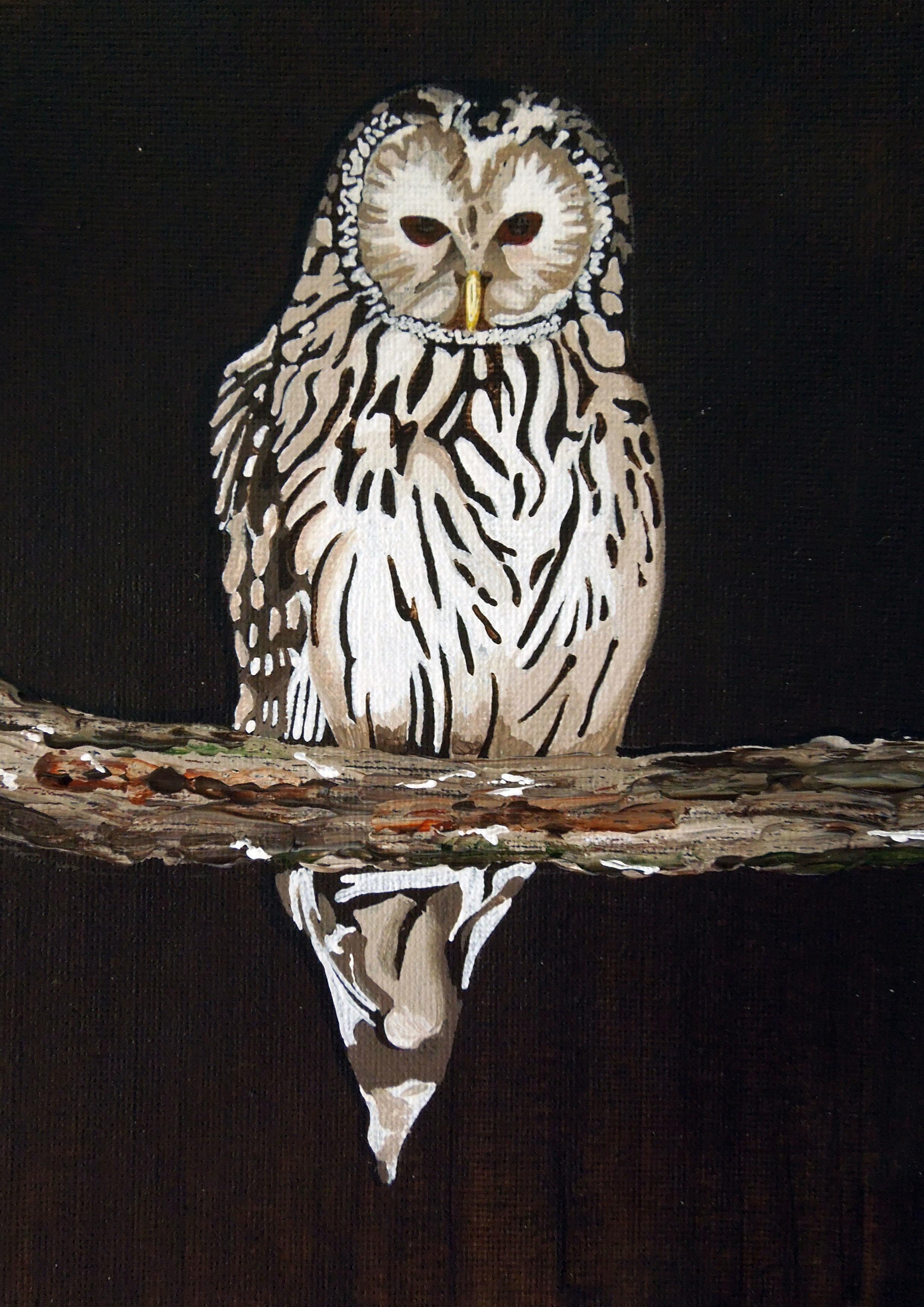 Owl art print