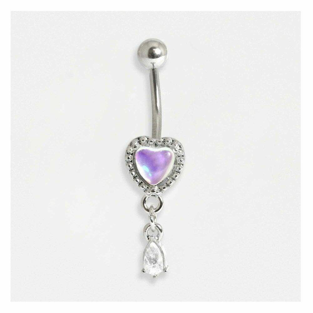 Diamante on sale belly bar