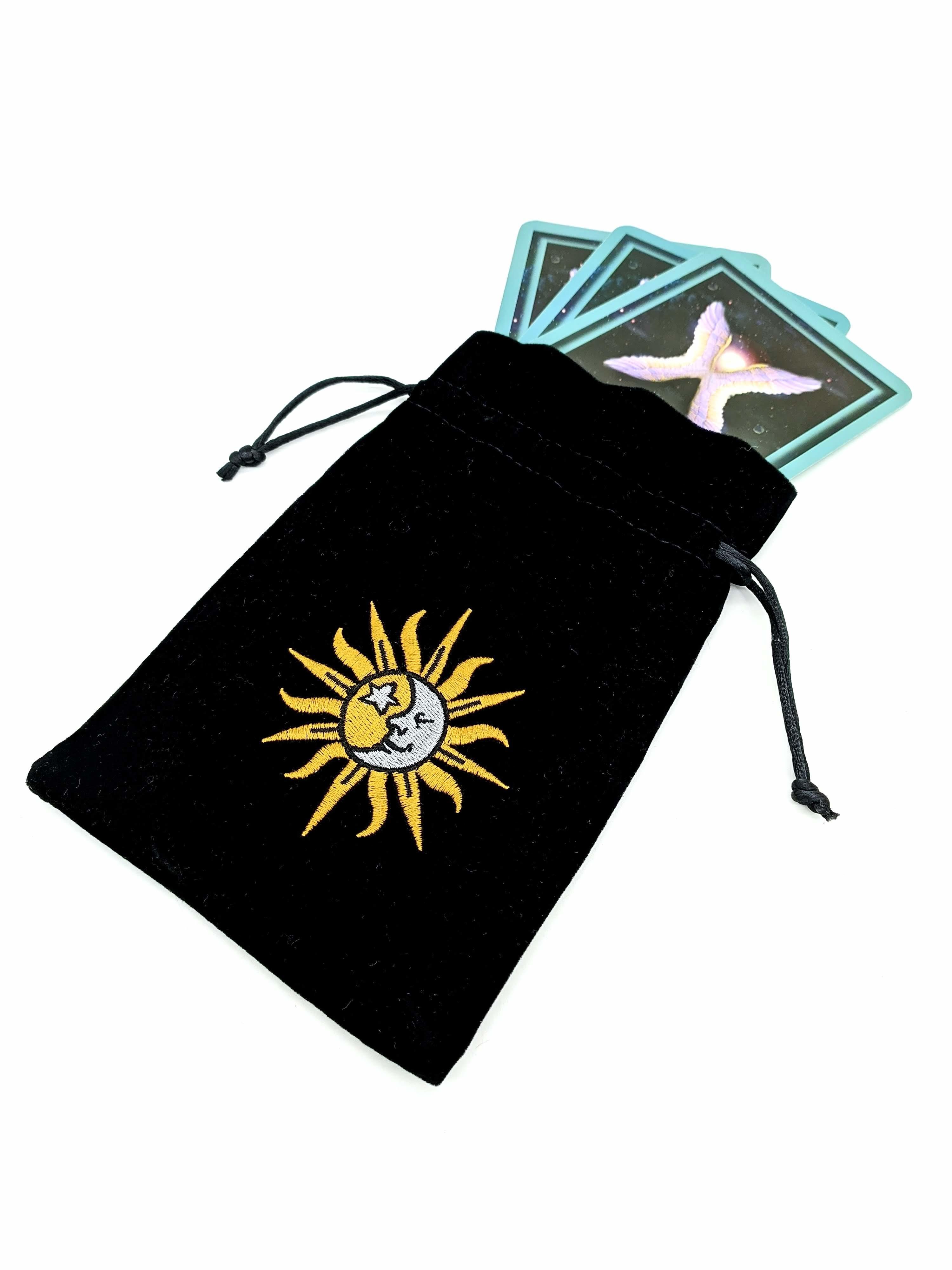 Sun and Moon Tarot Accessories Set | Crystals | Crystal Bag | Spell ...