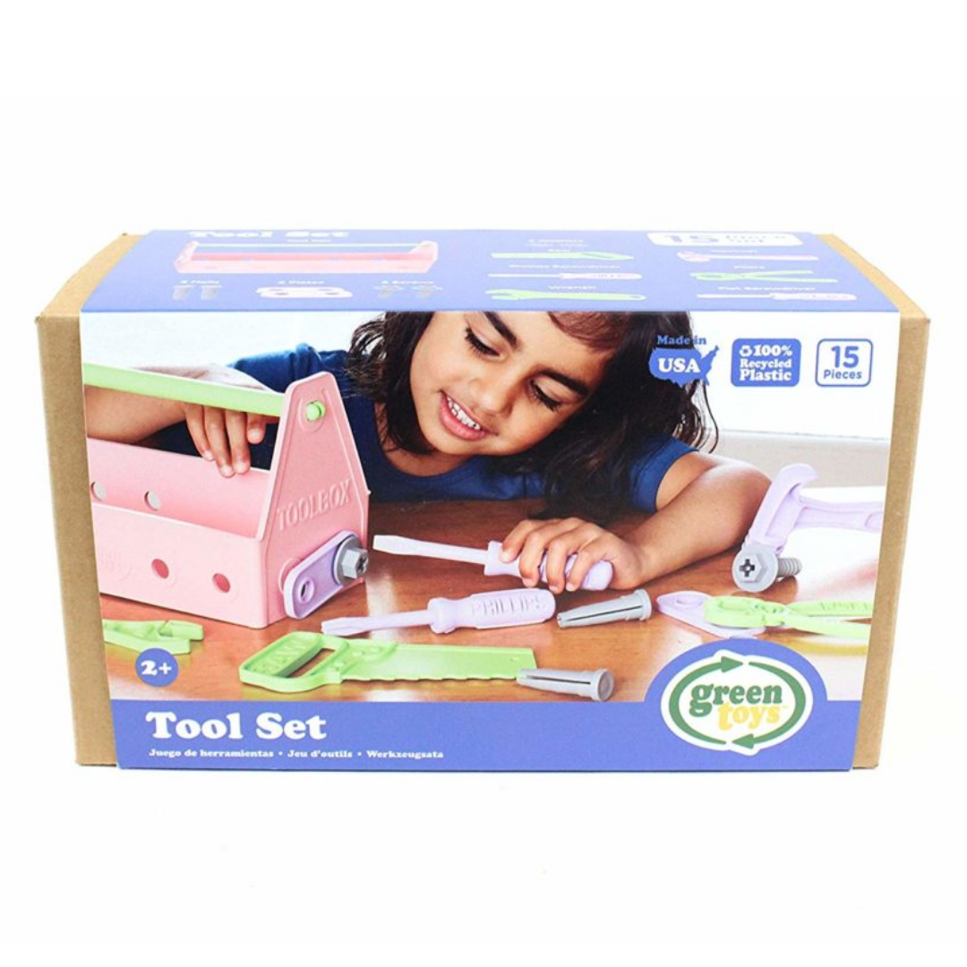 Pink toolbox by Green Toys