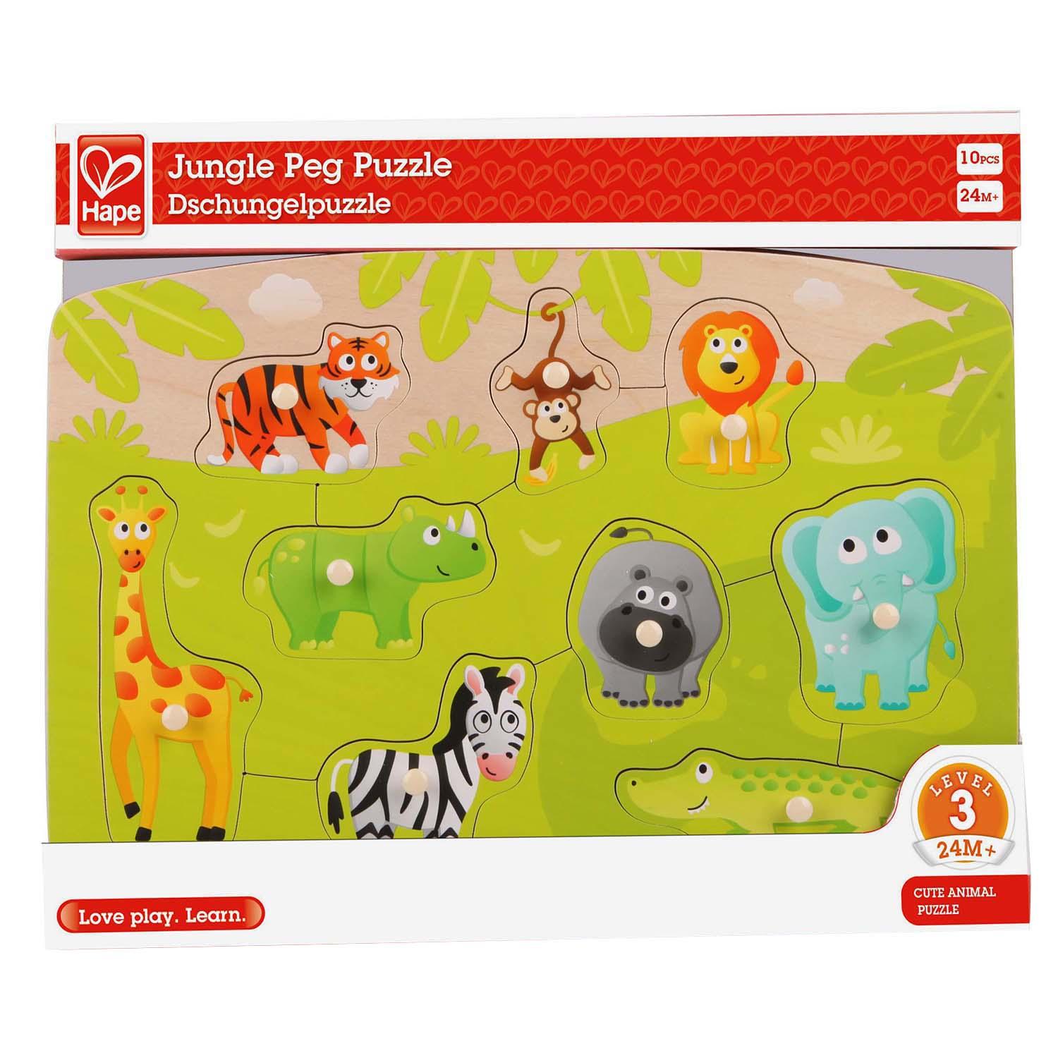 Packaging for jungle puzzle.