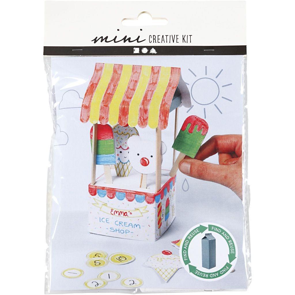 Package of kit to make a mini ice cream shop.