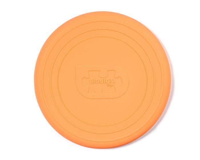 orange soft frisbee.