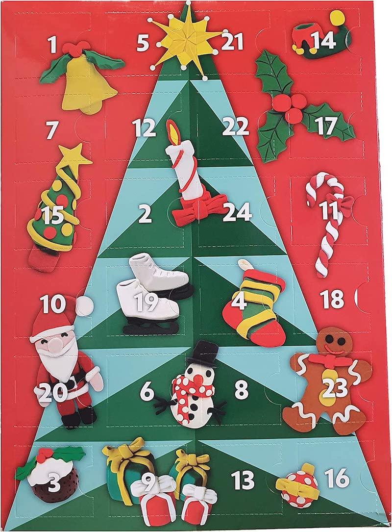 Plasticine Christmas Advent Calendar