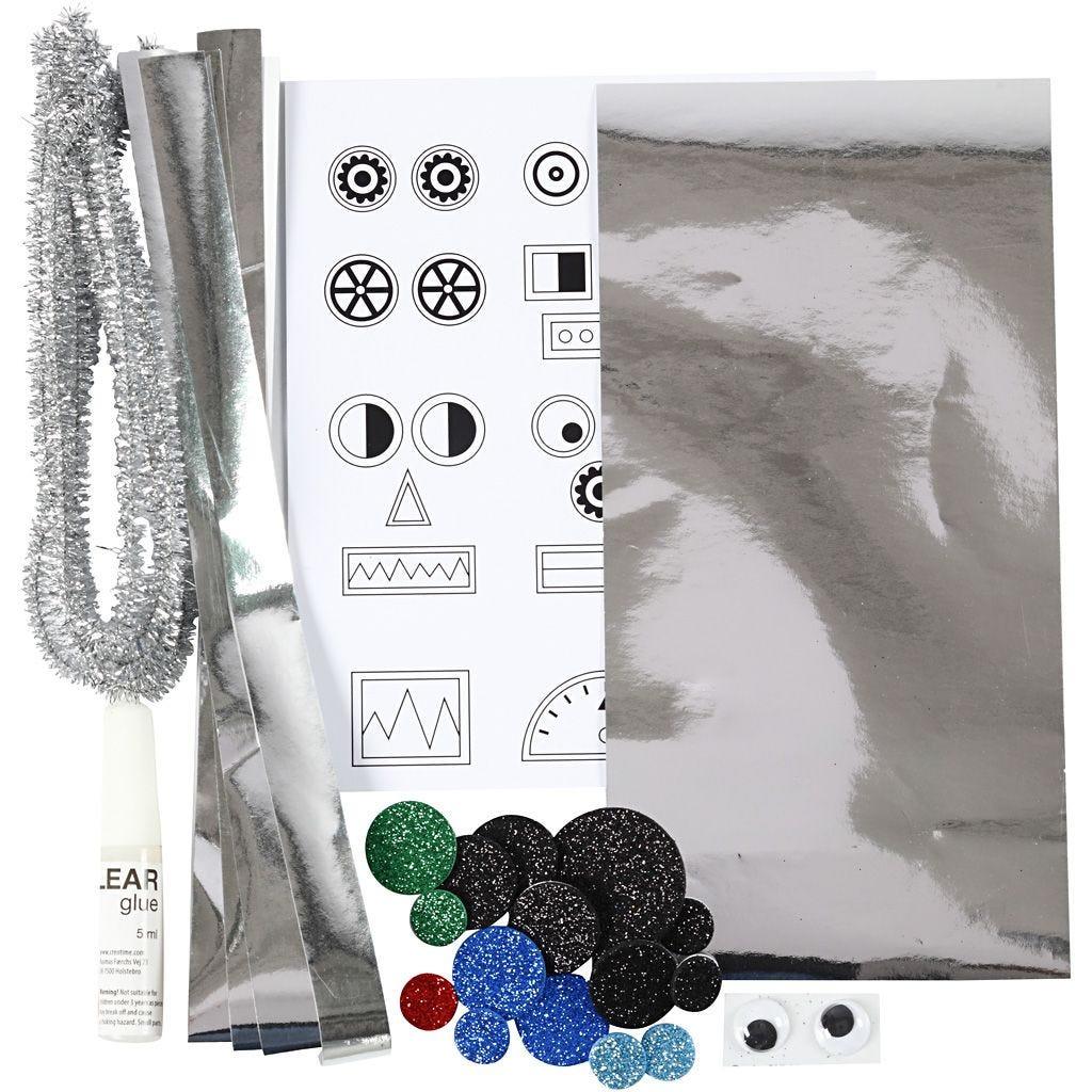 Contents for robot eco craft kit.