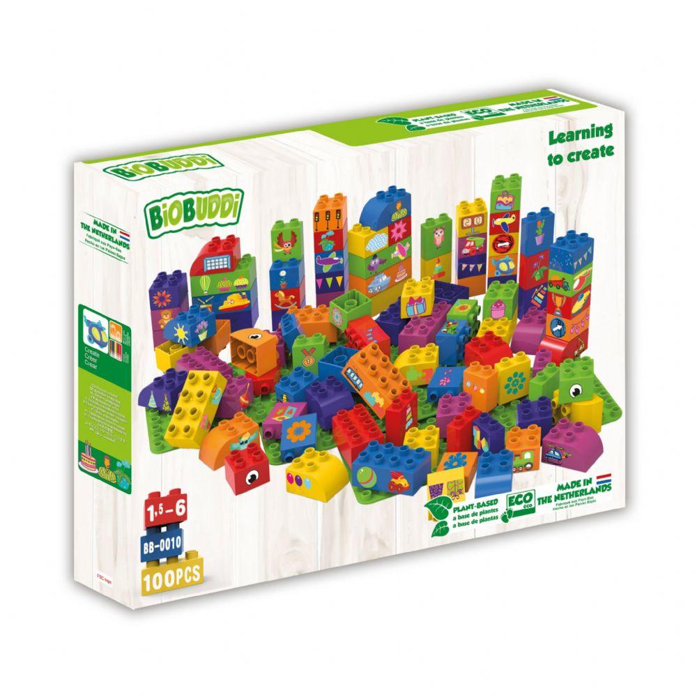 100 Eco-friendly, colourful, educational building blocks