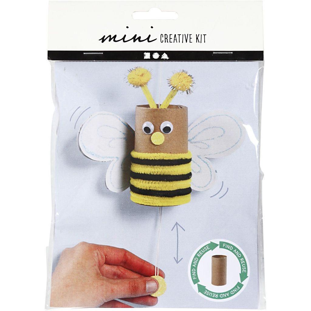 Package for toilet roll bee craft kit.