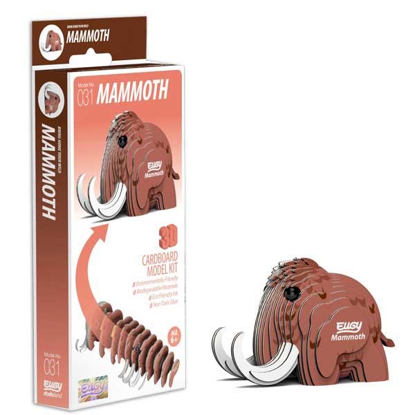 Packaging for Eugy model mammoth.