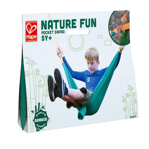 Package showing kids' portable outdoor swing seat.