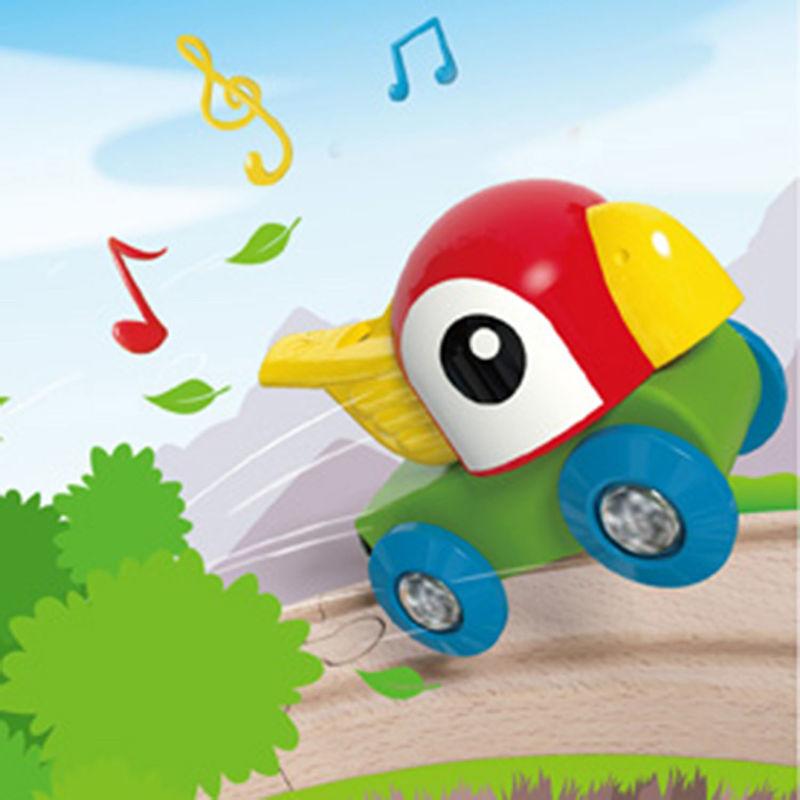 Hape Whistling Parrot Engine. This colourful parrot shaped engine has a whistle at the back. Age 18 months+