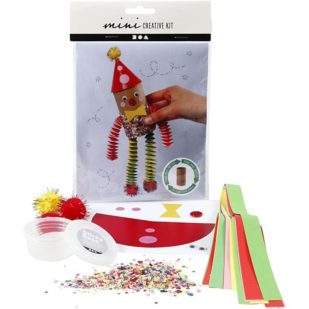 Contents of clown-making kit.