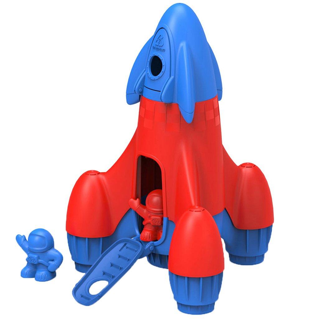 Green Toys Eco Friendly Red Rocket made from recycled plastic