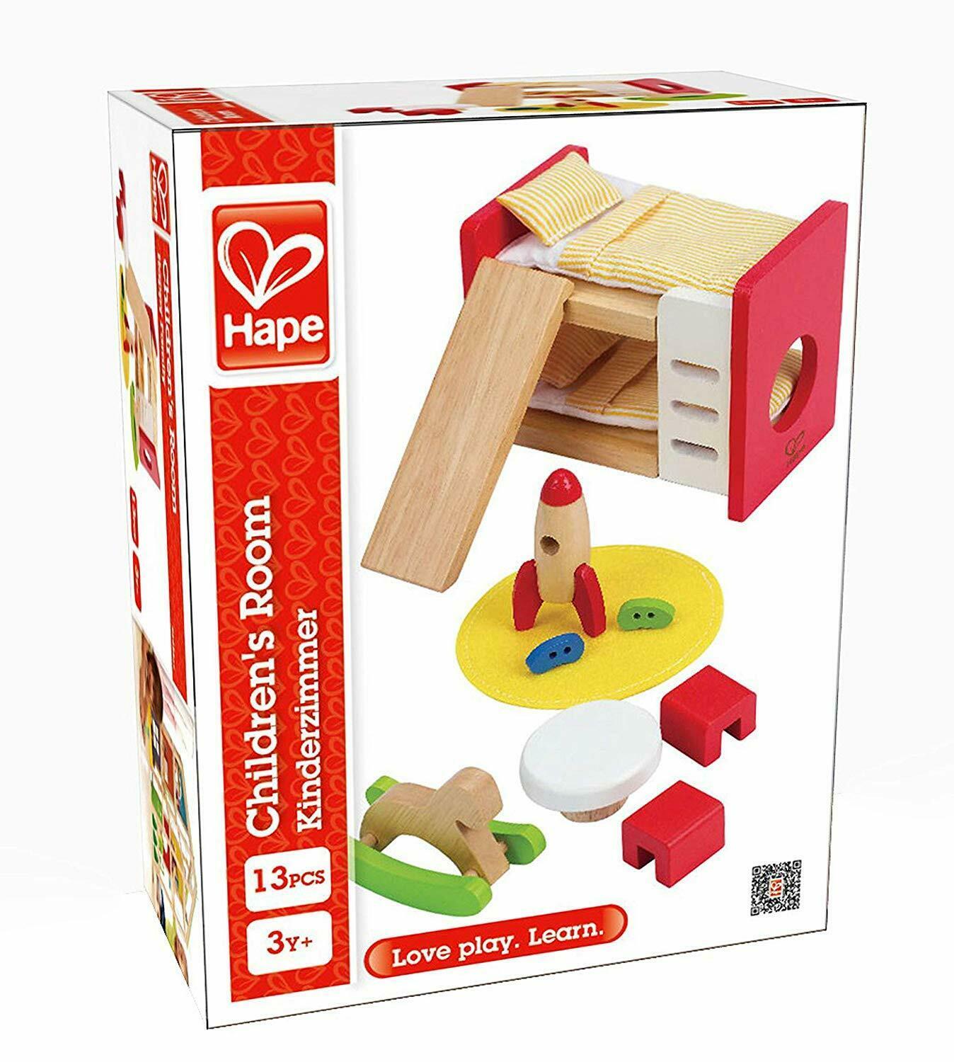 Hape Children's bedroom set in manufacturer's packaging