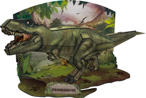 Image of T-rex model.