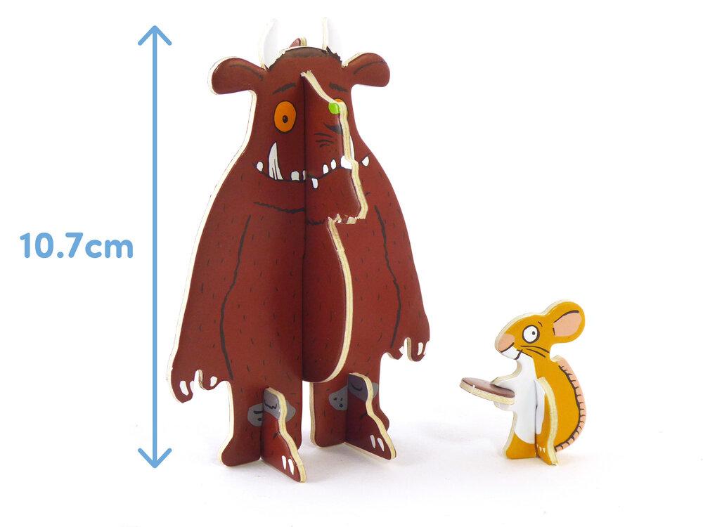 3D model of a Gruffalo made from Play Press cardboard pieces.