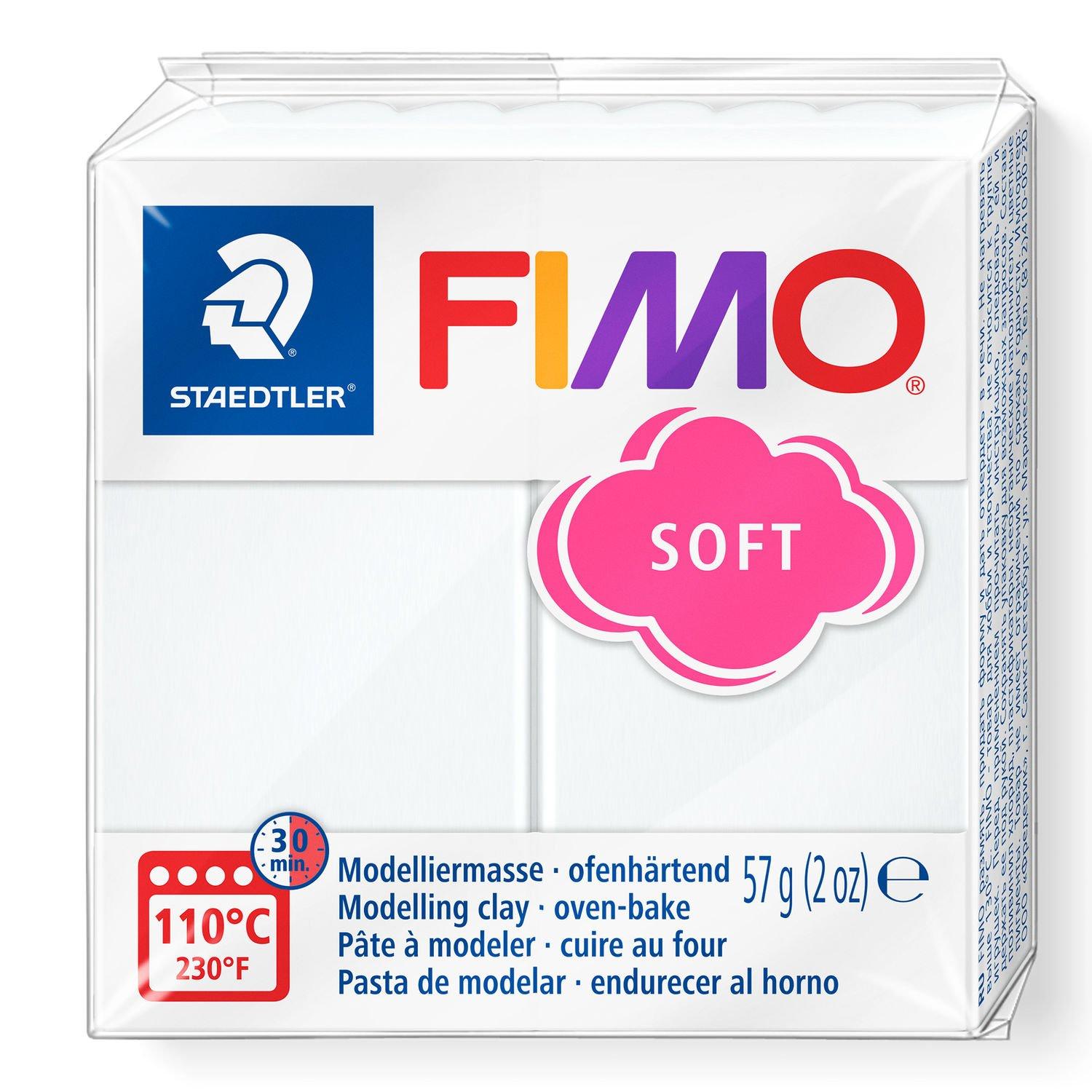 Packet of Fino Soft white modelling clay.