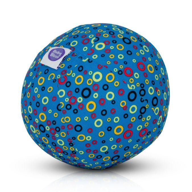Blue patterned balloon cover.