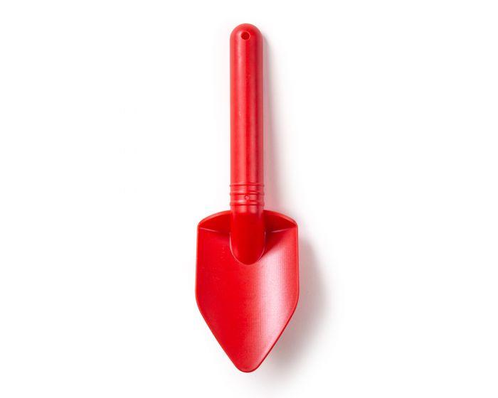 Red beach spade.