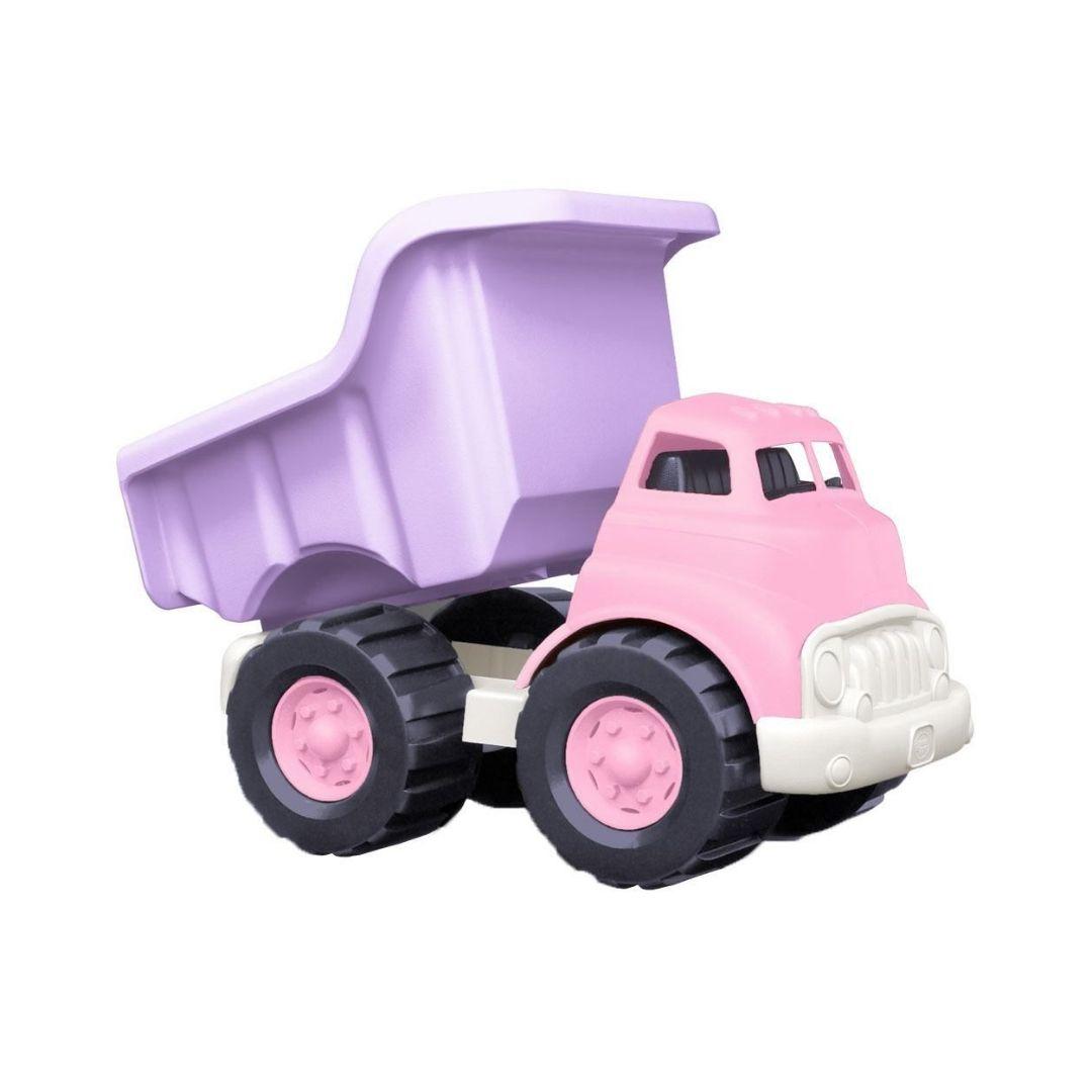 Green Toys Eco Friendly Pink Dump Truck made from recycled plastic