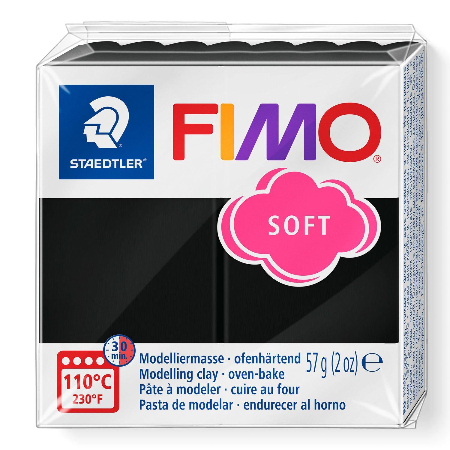 Package of Fino Soft Black Modelling Clay