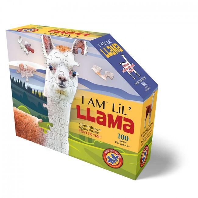 Box for llama-shaped puzzle.