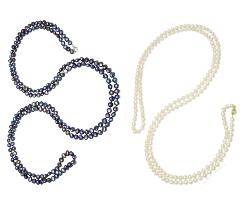 Long Pearl Necklaces