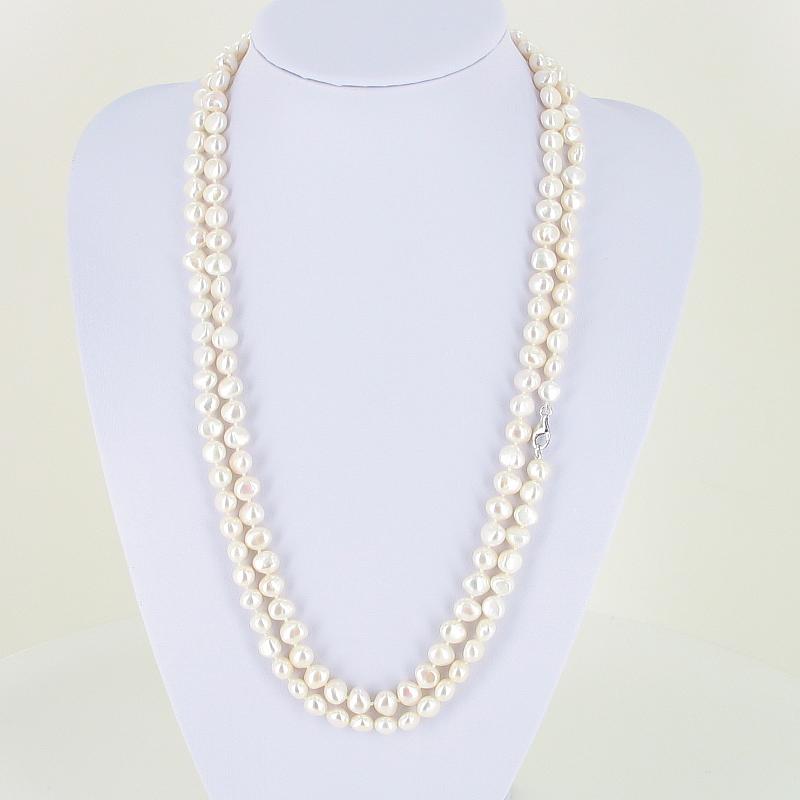 Aobei Pearl Handmade Multi-strand Freshwater Pearl Necklace, Beaded Necklace,  Bib Necklace, Statement Necklace, ETS-S344