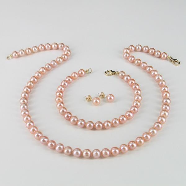 Rose Gold Vermeil Pearl Necklace By Claudette Worters |  notonthehighstreet.com