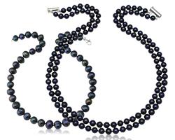 Black Pearl Necklaces