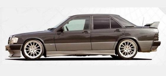 Front Lip Spoiler By Rieger For Mercedes 190 (W201)