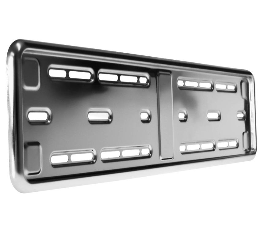 URBAN X Chrome Number Plate Surrounds For Mercedes Front & Back UXNCP29