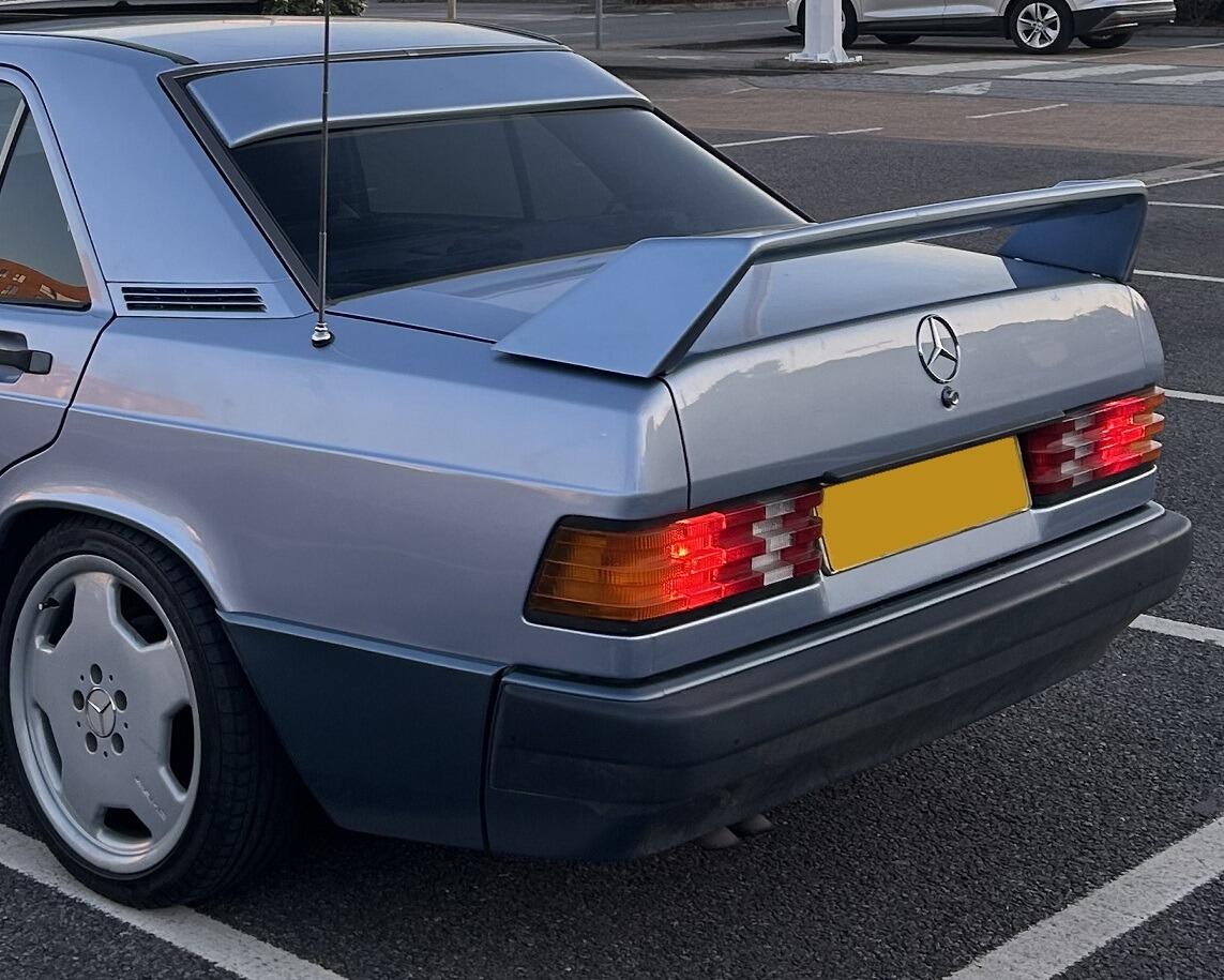 Boot Spoiler Small Evo Style For Mercedes 190 (W201)