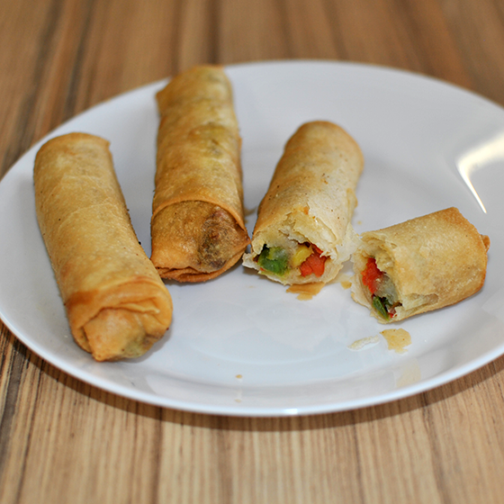 Vegetarian Spring Rolls, Choose Veg Arzu Samosa Savouries