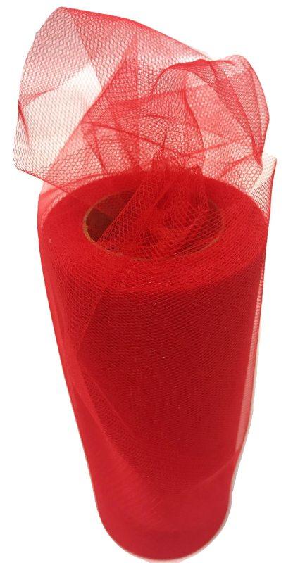 red tulle fabric netted netting fabric