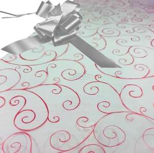 silver bow cellophane hamper wrapping kit christmas