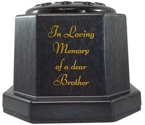 brother memorial flower holder grave
