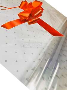 orange hamper wrap wrapping kit cellophane bow